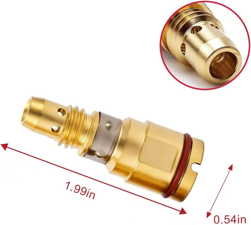 Hasweld 5-PK Gas Diffuser D-M250 Replacement for Miller AccuLock MDX-250 guns Millermatic 212,235,250,251,252,255 Mig Welder - Image 3